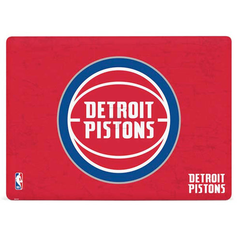 NBA Detroit Pistons Distressed Surface Laptop 2 Skin