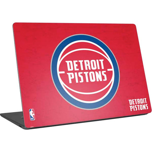 NBA Detroit Pistons Distressed Surface Laptop 4 15in Skin