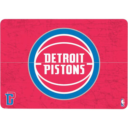 NBA Detroit Pistons Distressed Surface Laptop Studio Skin