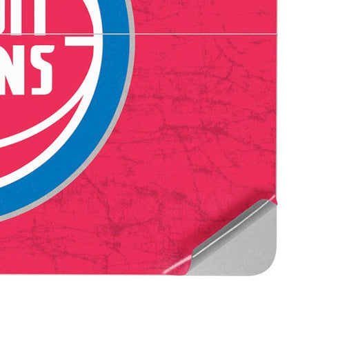 NBA Detroit Pistons Distressed Surface Laptop Studio Skin