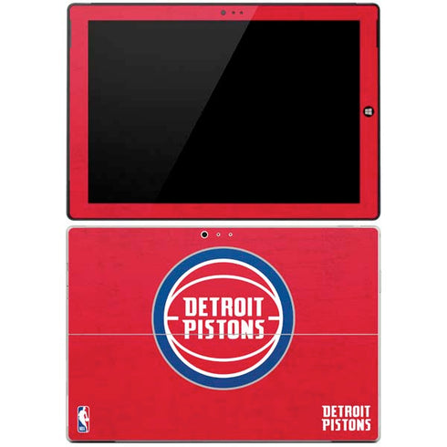 NBA Detroit Pistons Distressed Surface Pro 3 Skin