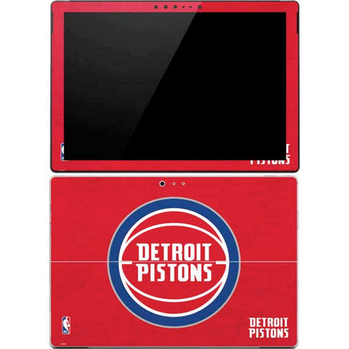 NBA Detroit Pistons Distressed Surface Pro 4 Skin