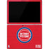 NBA Detroit Pistons Distressed Surface Pro 7 Skin