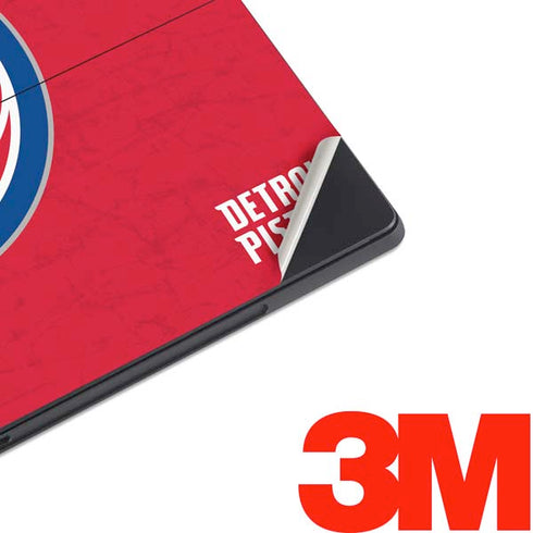 NBA Detroit Pistons Distressed Surface Pro 7 Skin