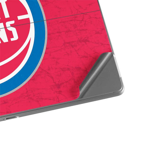 NBA Detroit Pistons Distressed Surface Pro 8 Skin