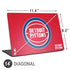 NBA Detroit Pistons Distressed Universal Laptop 14in (11.4 x 8.2in) Skin