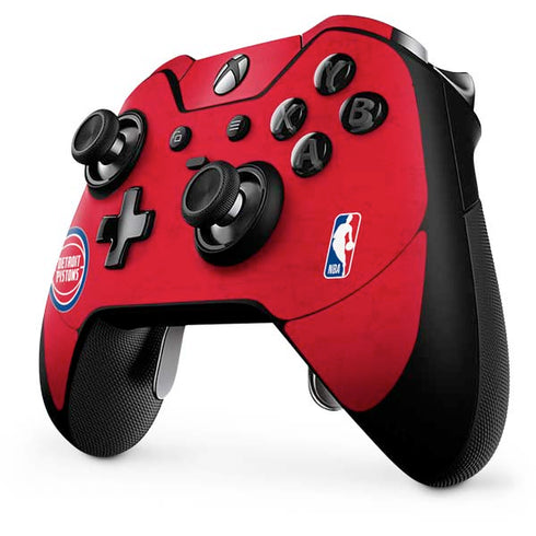 NBA Detroit Pistons Distressed Xbox One Elite Controller Skin