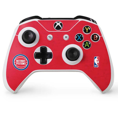 NBA Detroit Pistons Distressed Xbox One Skins