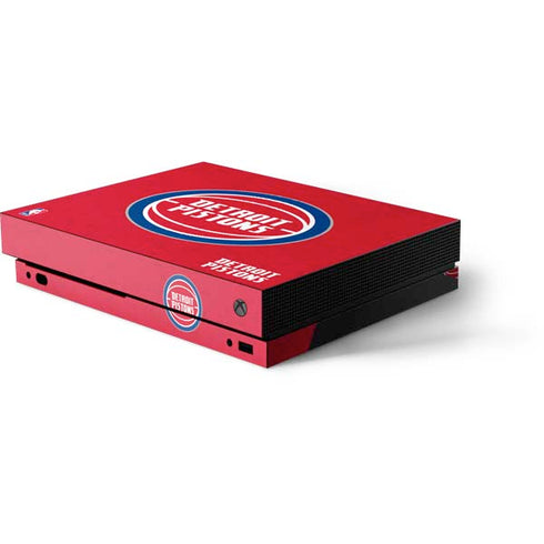 NBA Detroit Pistons Distressed Xbox One Skins