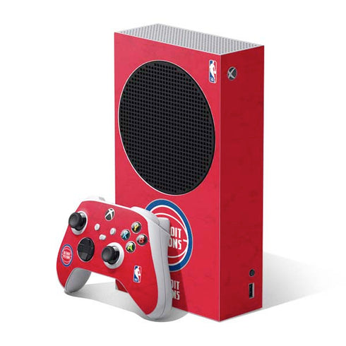 NBA Detroit Pistons Distressed Xbox Series S Bundle Skin