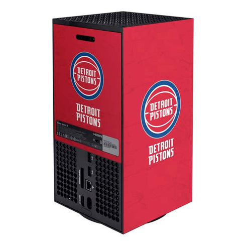 NBA Detroit Pistons Distressed Xbox Series X Bundle Skin