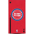 NBA Detroit Pistons Distressed Xbox Series X Console Skin