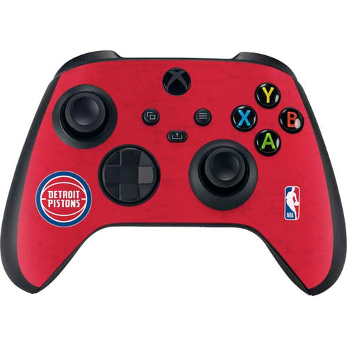NBA Detroit Pistons Distressed Xbox Series X Skins