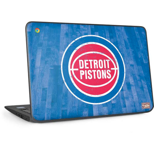 NBA Detroit Pistons Hardwood Classics HP Chromebook Skin