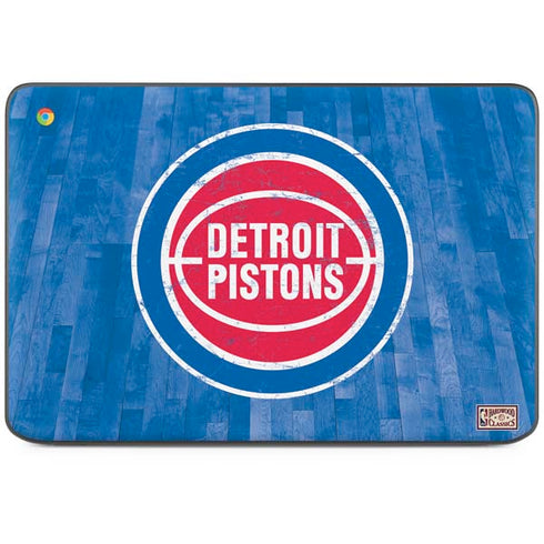 NBA Detroit Pistons Hardwood Classics HP Chromebook Skin