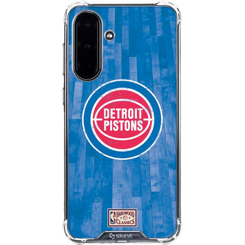 NBA Detroit Pistons Hardwood Classics Galaxy A36 5G Clear Case
