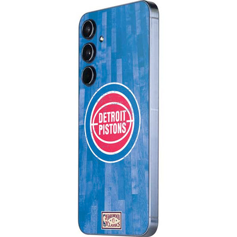 NBA Detroit Pistons Hardwood Classics Galaxy A55 5G Skin