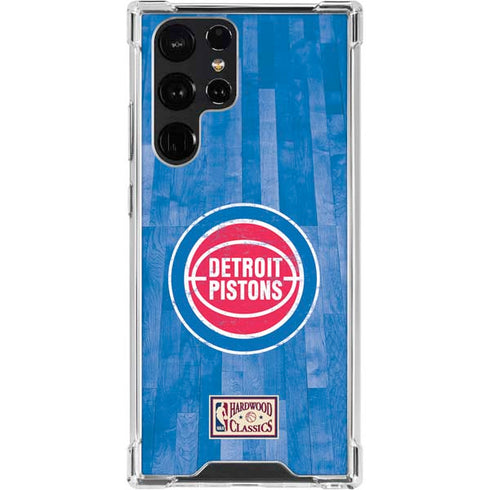 NBA Detroit Pistons Hardwood Classics Galaxy S23 Ultra Clear Case