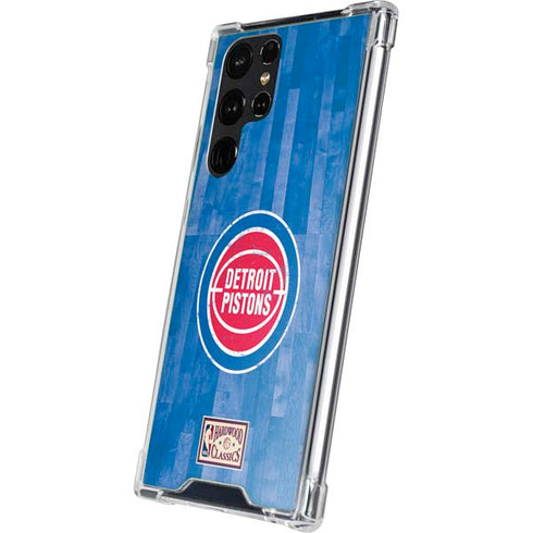 NBA Detroit Pistons Hardwood Classics Galaxy S23 Ultra Clear Case