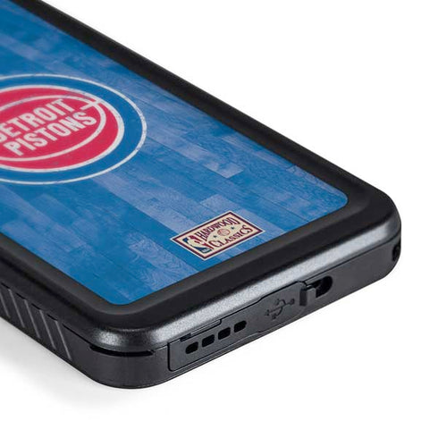 NBA Detroit Pistons Hardwood Classics Galaxy S24 Waterproof Case