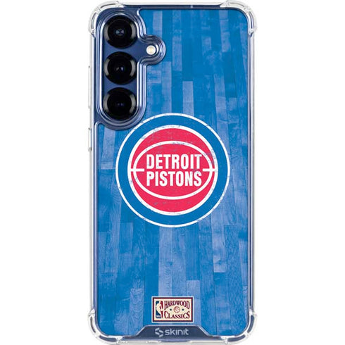 NBA Detroit Pistons Hardwood Classics Galaxy S25 Clear Case