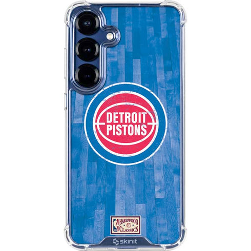 NBA Detroit Pistons Hardwood Classics Galaxy S25 FE Clear Case