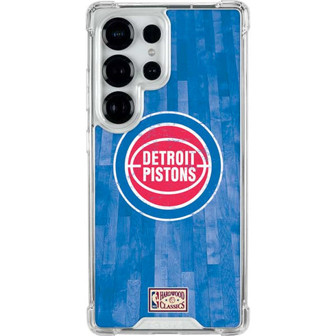 NBA Detroit Pistons Hardwood Classics Galaxy S26 Ultra Clear Case