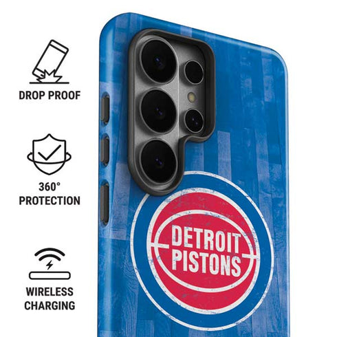 NBA Detroit Pistons Hardwood Classics Galaxy S26 Ultra Impact Case
