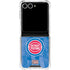 NBA Detroit Pistons Hardwood Classics Galaxy Z Flip7 Clear Case
