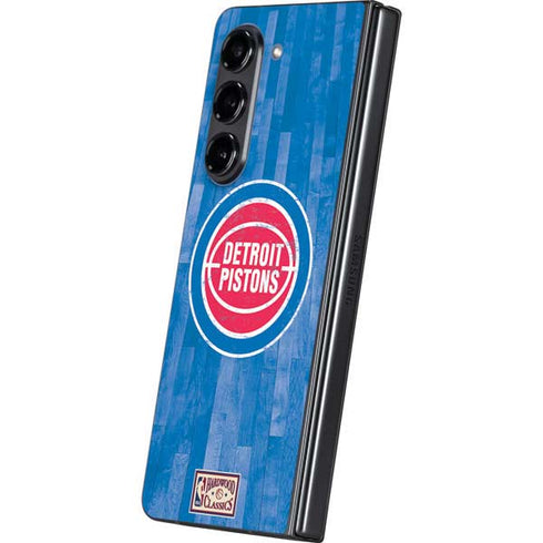 NBA Detroit Pistons Hardwood Classics Galaxy Z Fold5 5G Skin