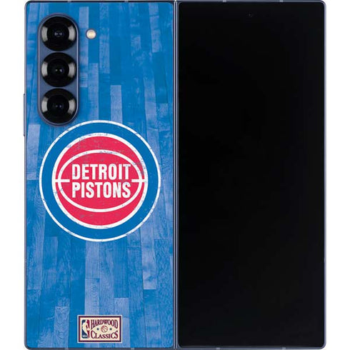 NBA Detroit Pistons Hardwood Classics Galaxy Z Fold6 Skin
