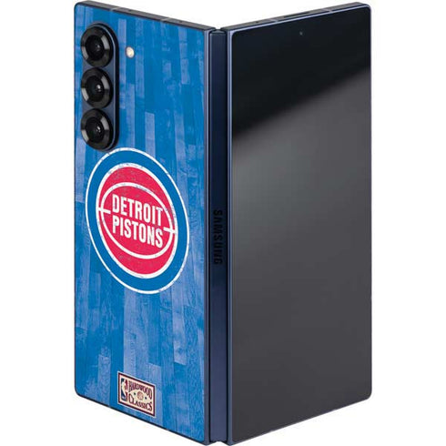 NBA Detroit Pistons Hardwood Classics Galaxy Z Fold6 Skin