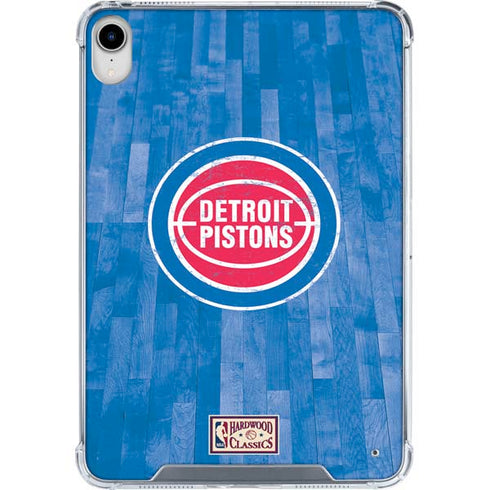 NBA Detroit Pistons Hardwood Classics iPad 11th Gen (2025) Clear Case