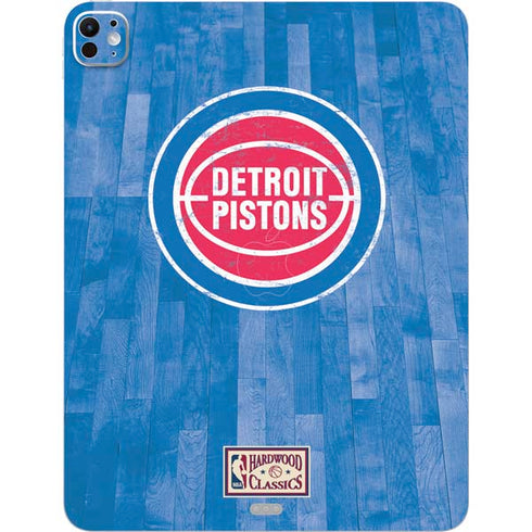 NBA Detroit Pistons Hardwood Classics iPad Pro 13in M4 (2024) Skin
