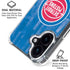 NBA Detroit Pistons Hardwood Classics iPhone 16 Plus Clear Case