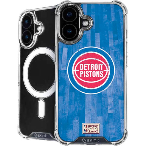 NBA Detroit Pistons Hardwood Classics iPhone 16 Plus MagSafe Case