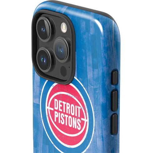 NBA Detroit Pistons Hardwood Classics iPhone 16 Pro Impact Case