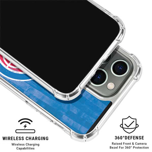 NBA Detroit Pistons Hardwood Classics iPhone 16 Pro Max Clear Case