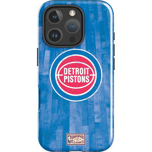 NBA Detroit Pistons Hardwood Classics iPhone 16 Pro Max Impact Case