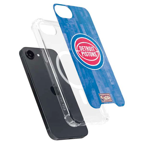 NBA Detroit Pistons Hardwood Classics iPhone 16e MagSafe Case