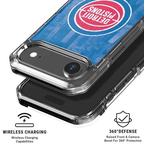 NBA Detroit Pistons Hardwood Classics iPhone 17 Air Clear Case