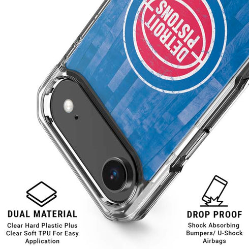 NBA Detroit Pistons Hardwood Classics iPhone 17 Air Clear Case