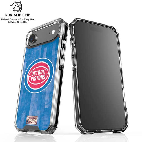 NBA Detroit Pistons Hardwood Classics iPhone 17 Air Clear Case