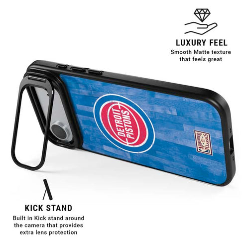 NBA Detroit Pistons Hardwood Classics iPhone 17 Air Kickstand Case