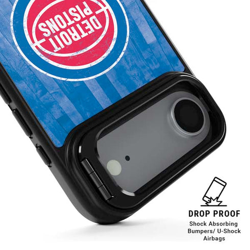 NBA Detroit Pistons Hardwood Classics iPhone 17 Air Kickstand Case