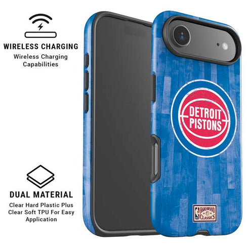 NBA Detroit Pistons Hardwood Classics iPhone 17 Air Magsafe Impact Case
