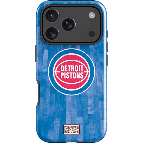 NBA Detroit Pistons Hardwood Classics iPhone 17 Pro Impact Case