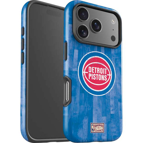 NBA Detroit Pistons Hardwood Classics iPhone 17 Pro Impact Case