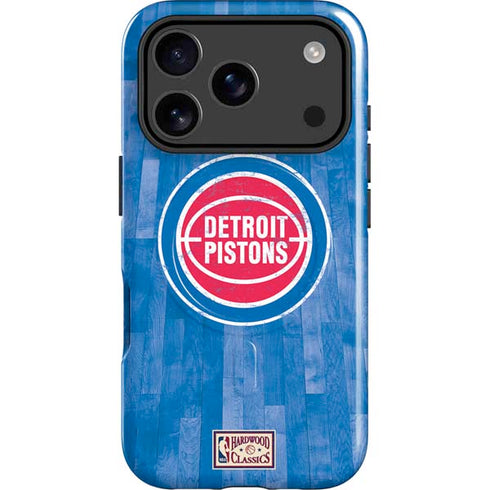 NBA Detroit Pistons Hardwood Classics iPhone 17 Pro Max Magsafe Impact Case