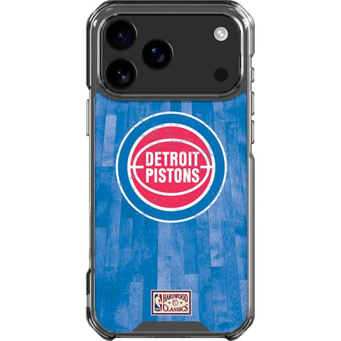 NBA Detroit Pistons Hardwood Classics iPhone 18 Pro Max Clear Case